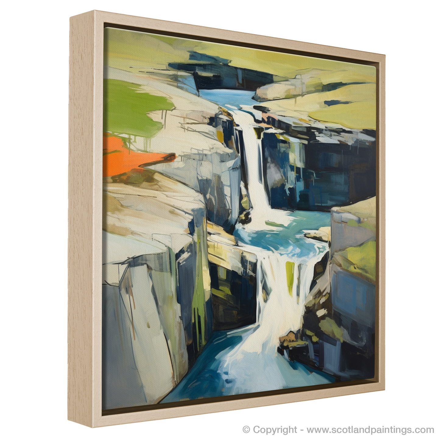 Cascading Rhapsody: An Abstract Impression of Mealt Falls