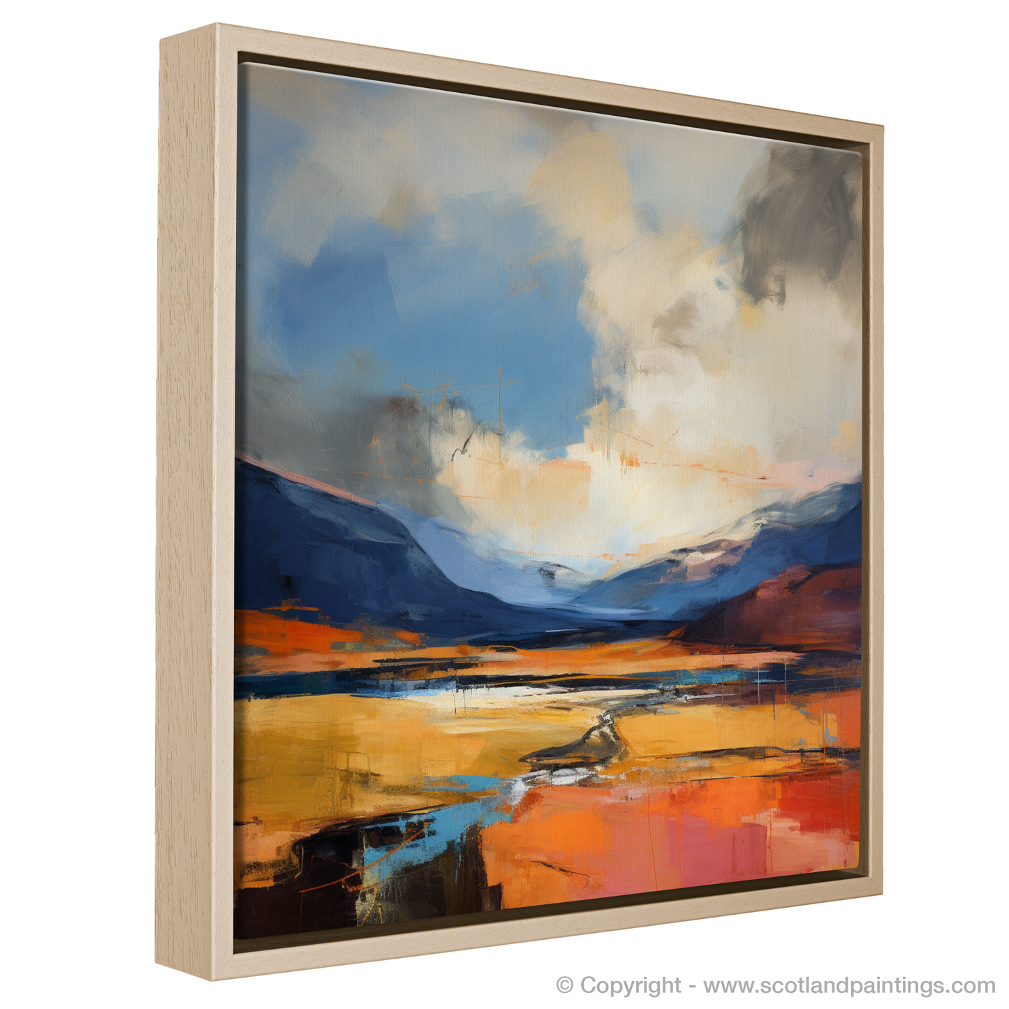 Sky Drama in Glencoe - An Abstract Impressionist Journey