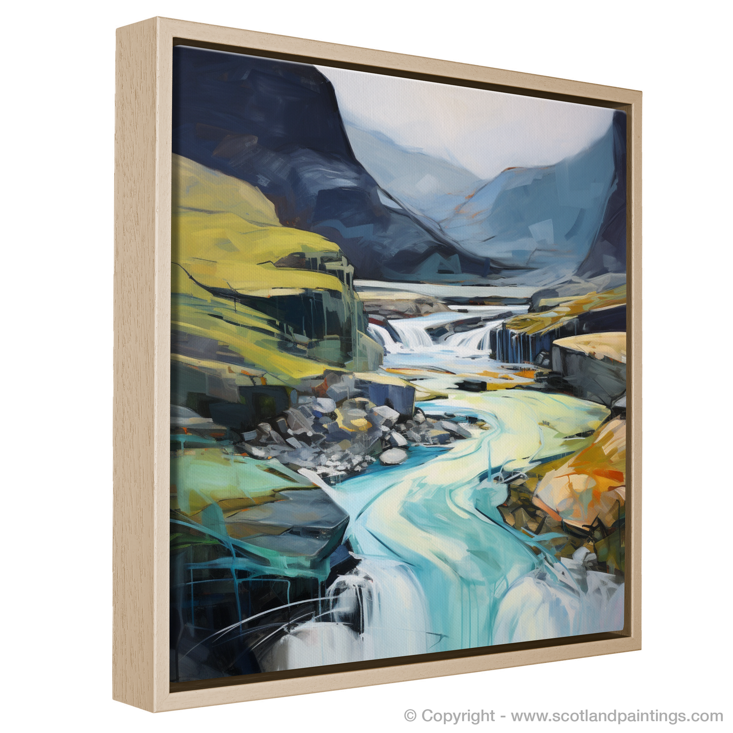 Tempestuous Fairy Pools: An Abstract Impression of Skye's Mythical Waters