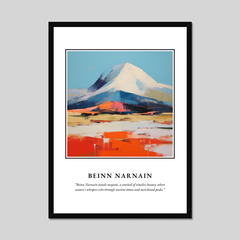 Poster in a black frame