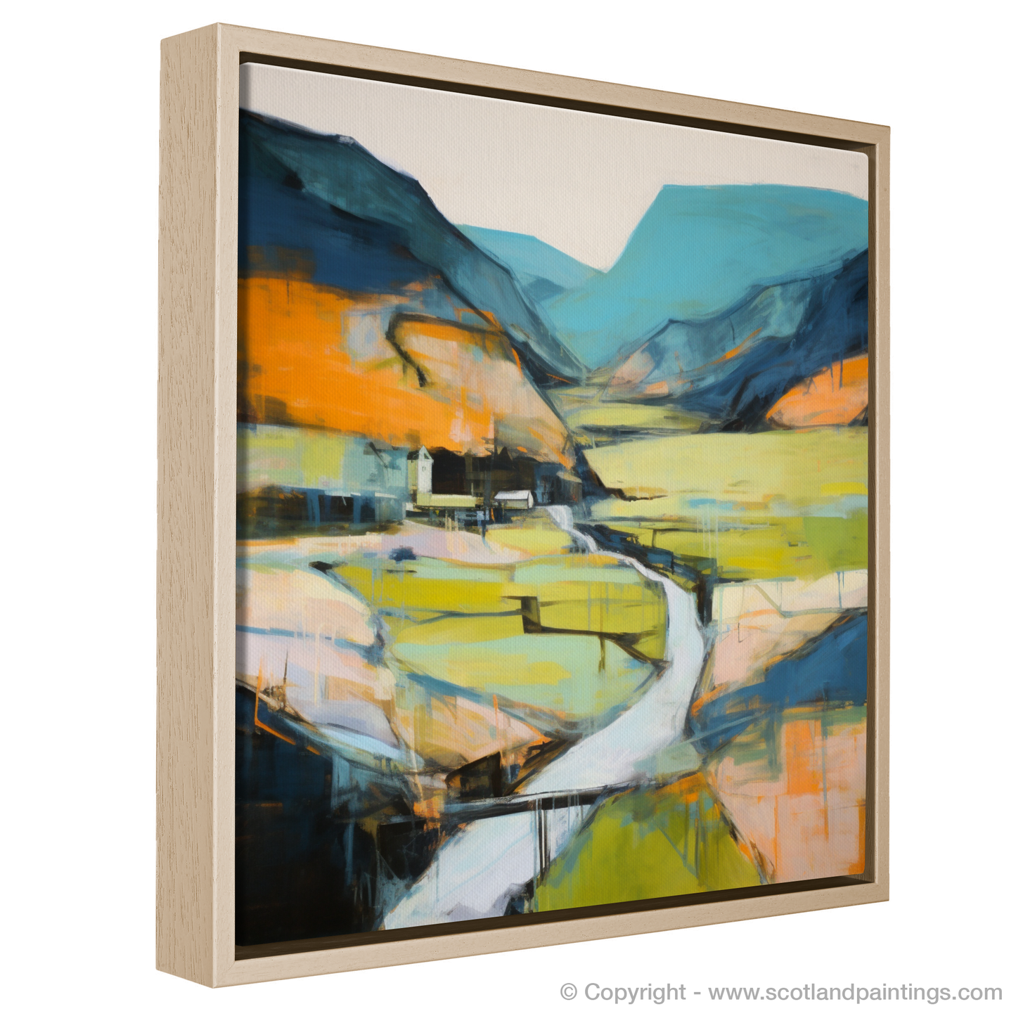 Highland Reverie: A Dance of Colour and Form in Glen Shiel