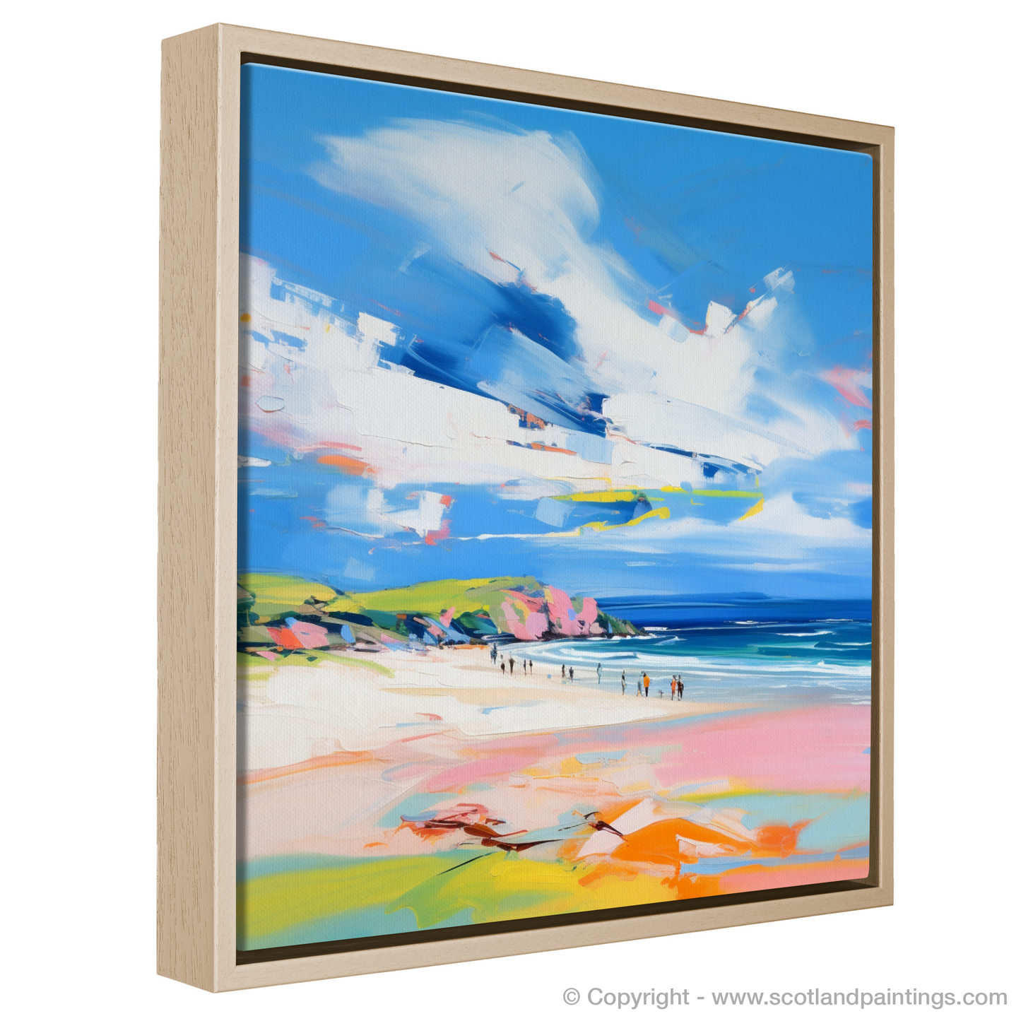 Aberdeenshire Summer Essence: An Abstract Interpretation of St Cyrus Beach