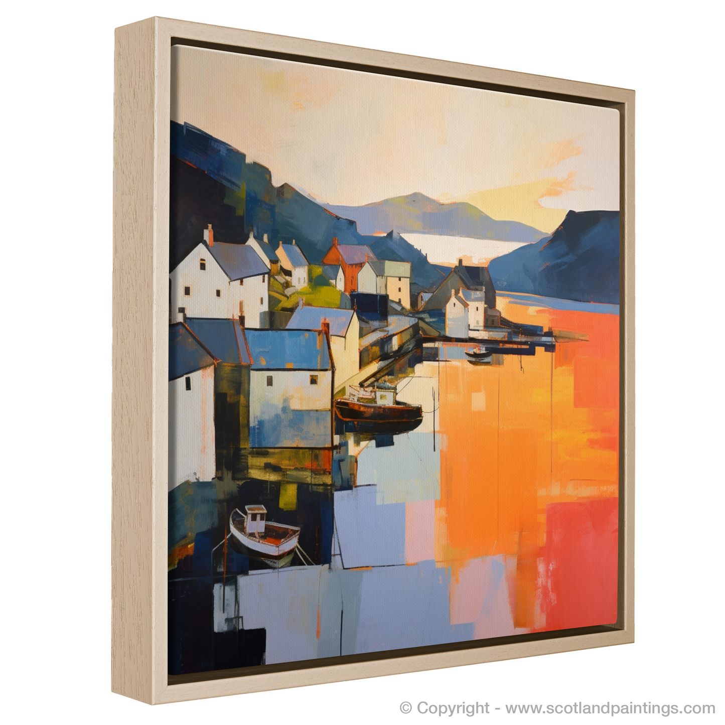 Golden Hour Serenity at Portree Harbour