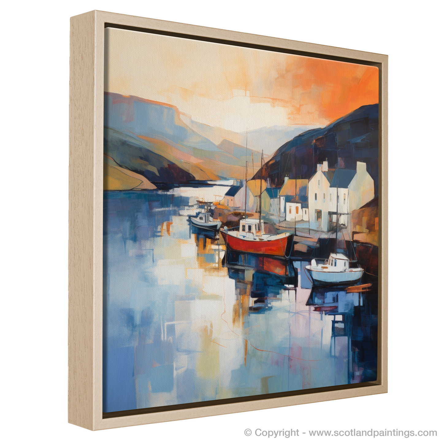 Golden Hour Glow at Portree Harbour