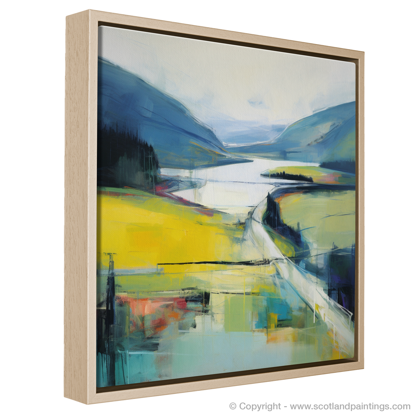Loch Tay Serenade: An Abstract Impressionist Journey