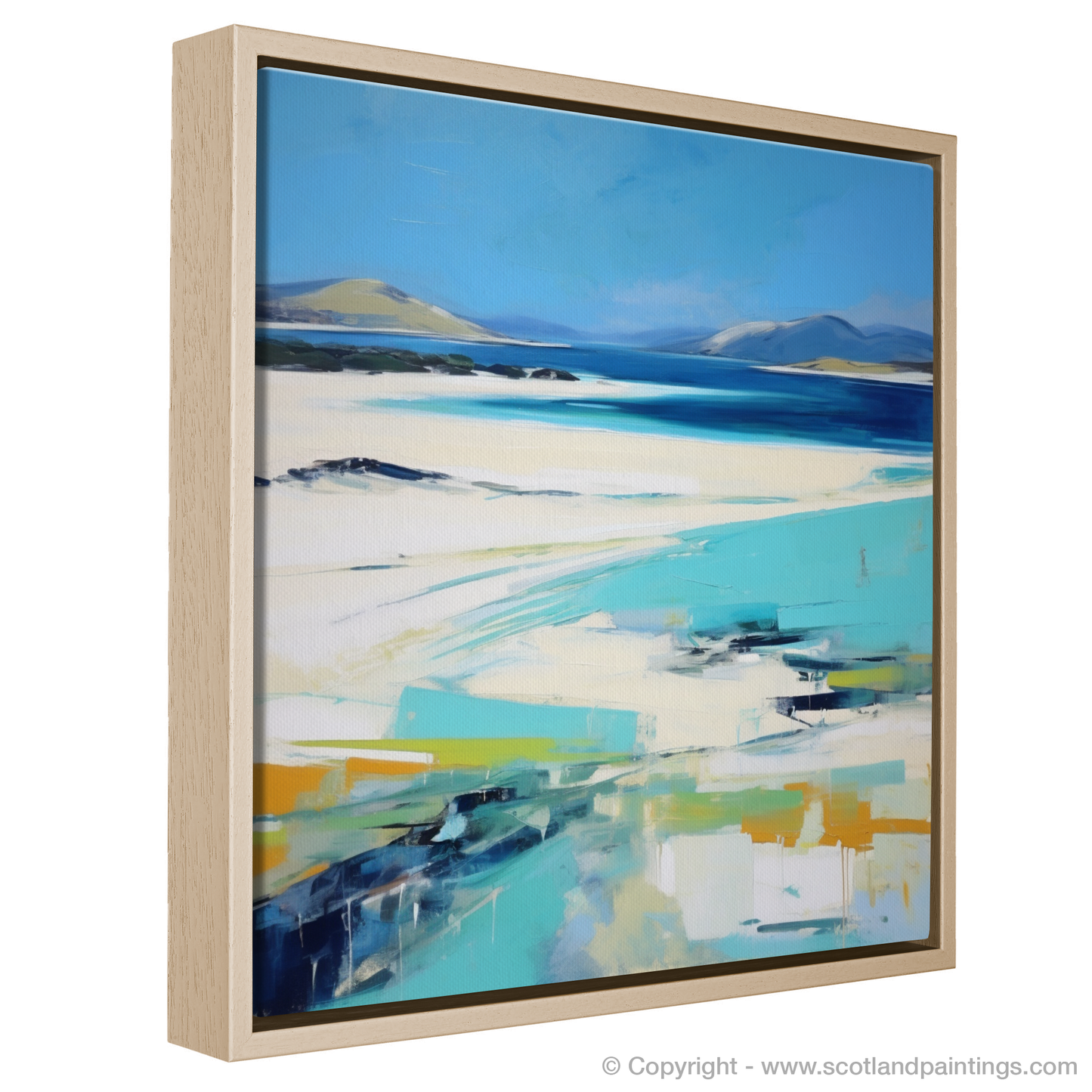 Seilebost Beach Symphony: An Abstract Impressionist Ode to Hebridean Shores