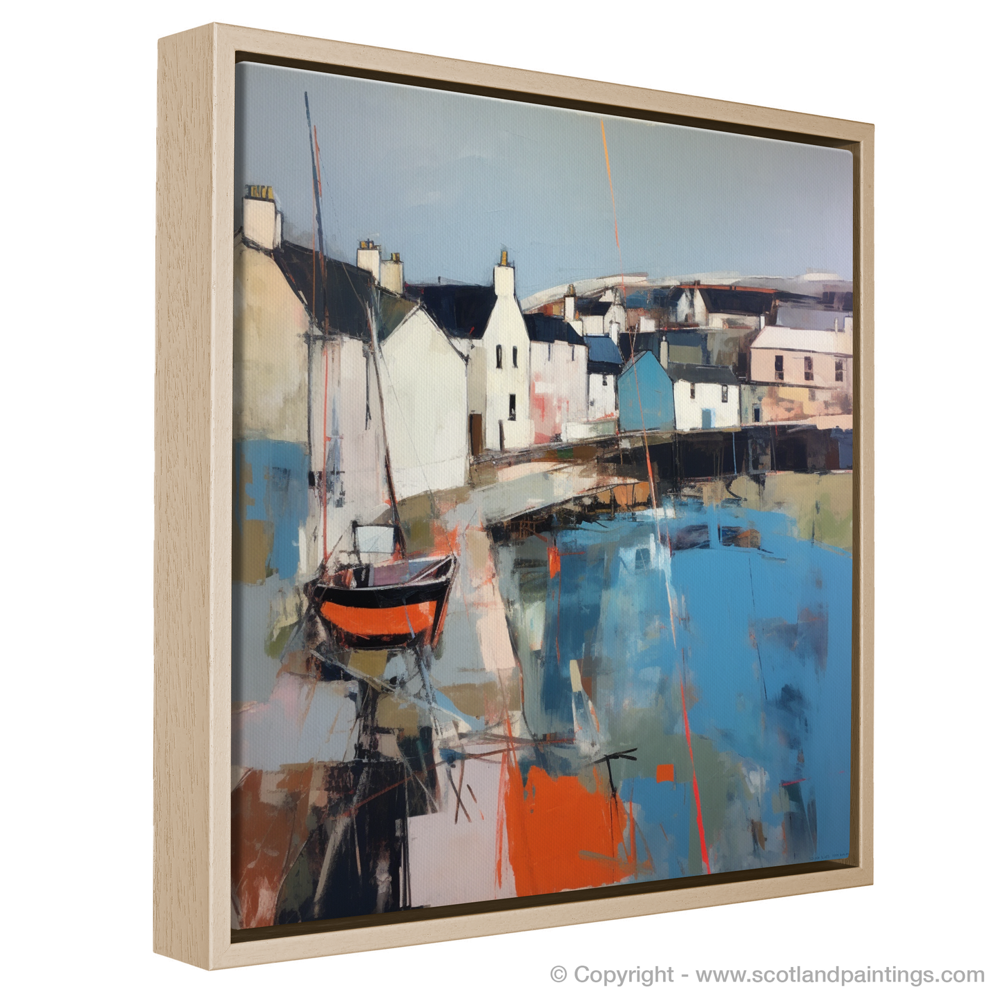 Anstruther Abstracted: A Dance of Scottish Village Colours