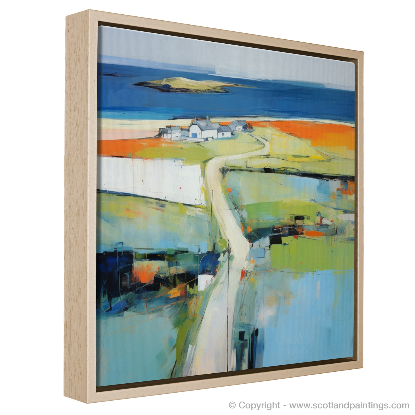 Isle of Tiree Essence: An Abstract Impressionist Journey