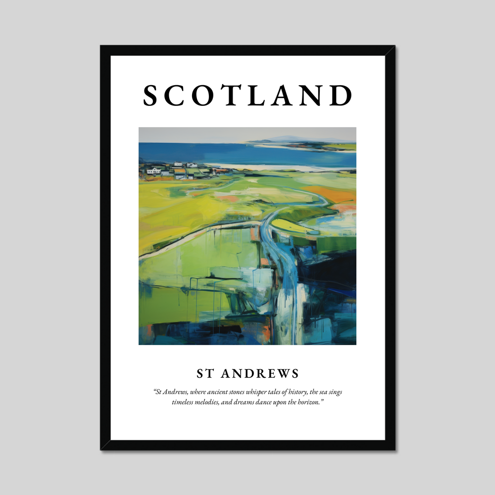 St Andrews - Framed Poster Print – Scotland Paintings and Art Prints