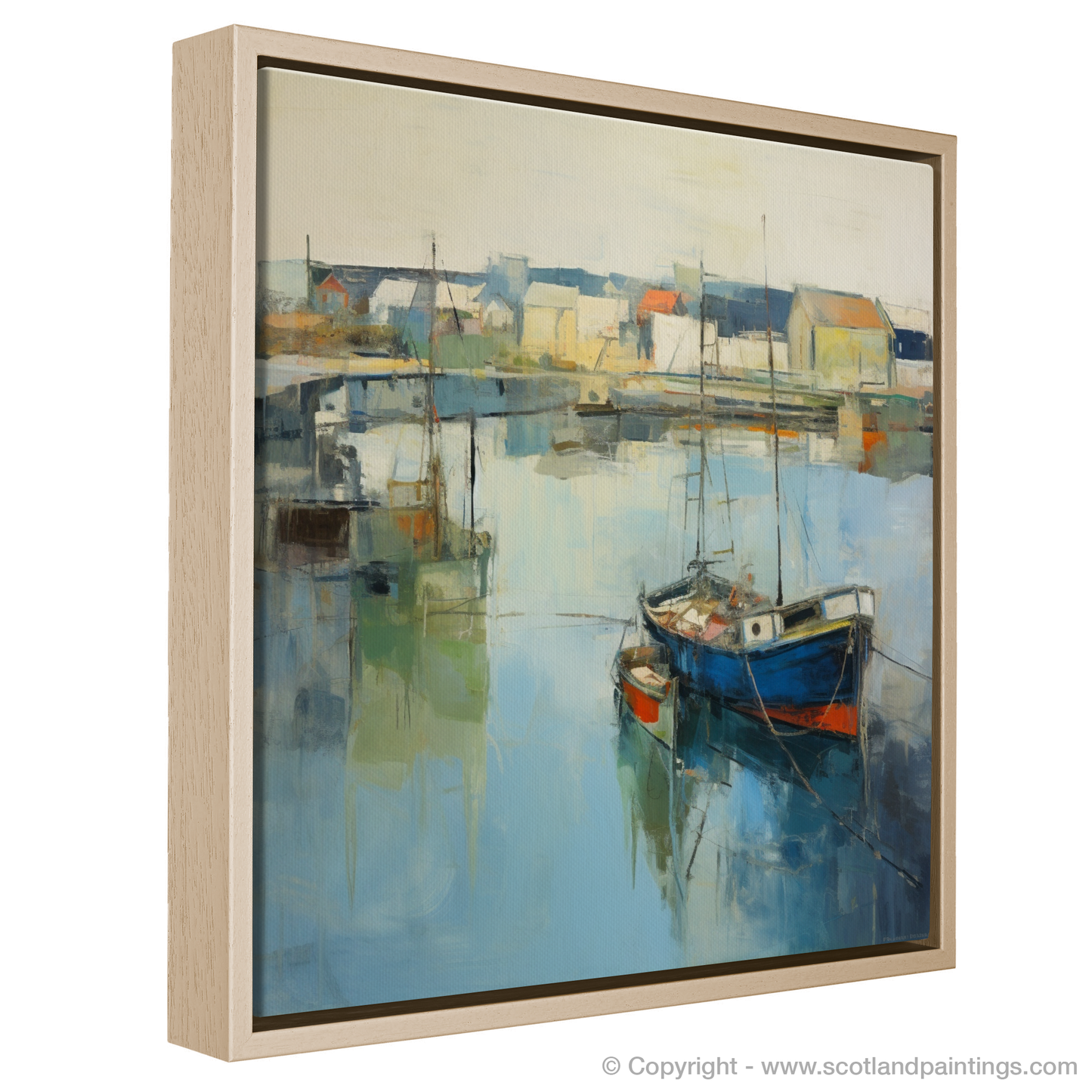 Harbour Serenity: An Abstract Impression of Stornoway