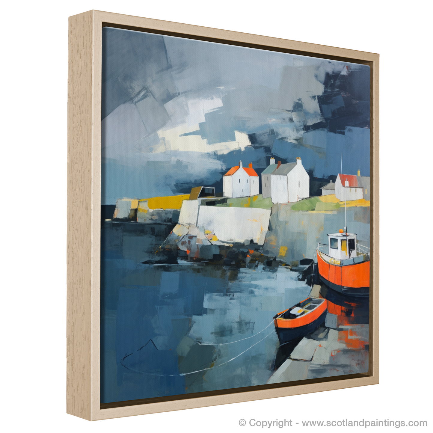 Storm Over Portsoy: A Dance of Wind and Water