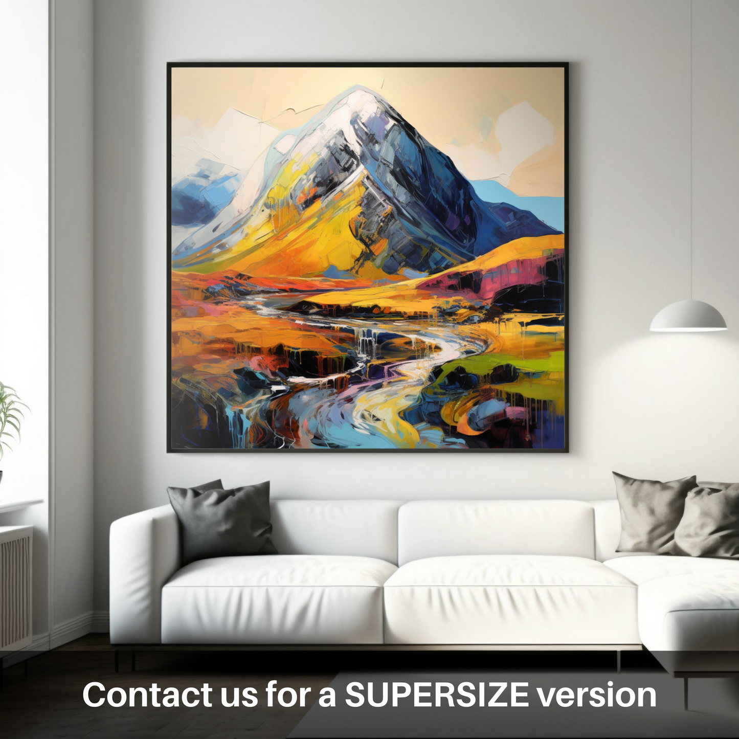 Huge supersize print of Stob Coire Raineach (Buachaille Etive Beag)