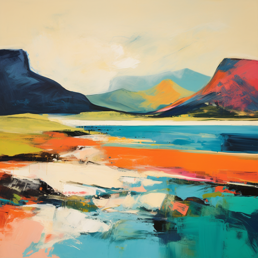 A painting of Claigan in Scotland