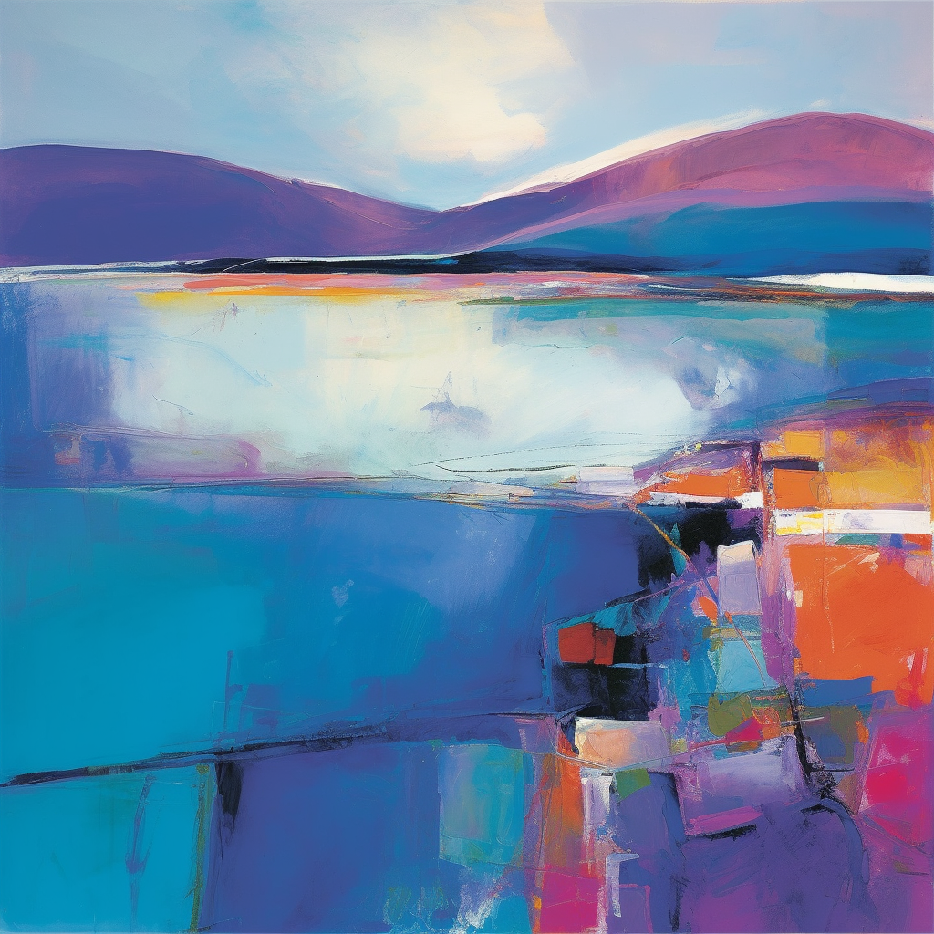 Abstract Impressionism – Scotland Paintings and Art Prints