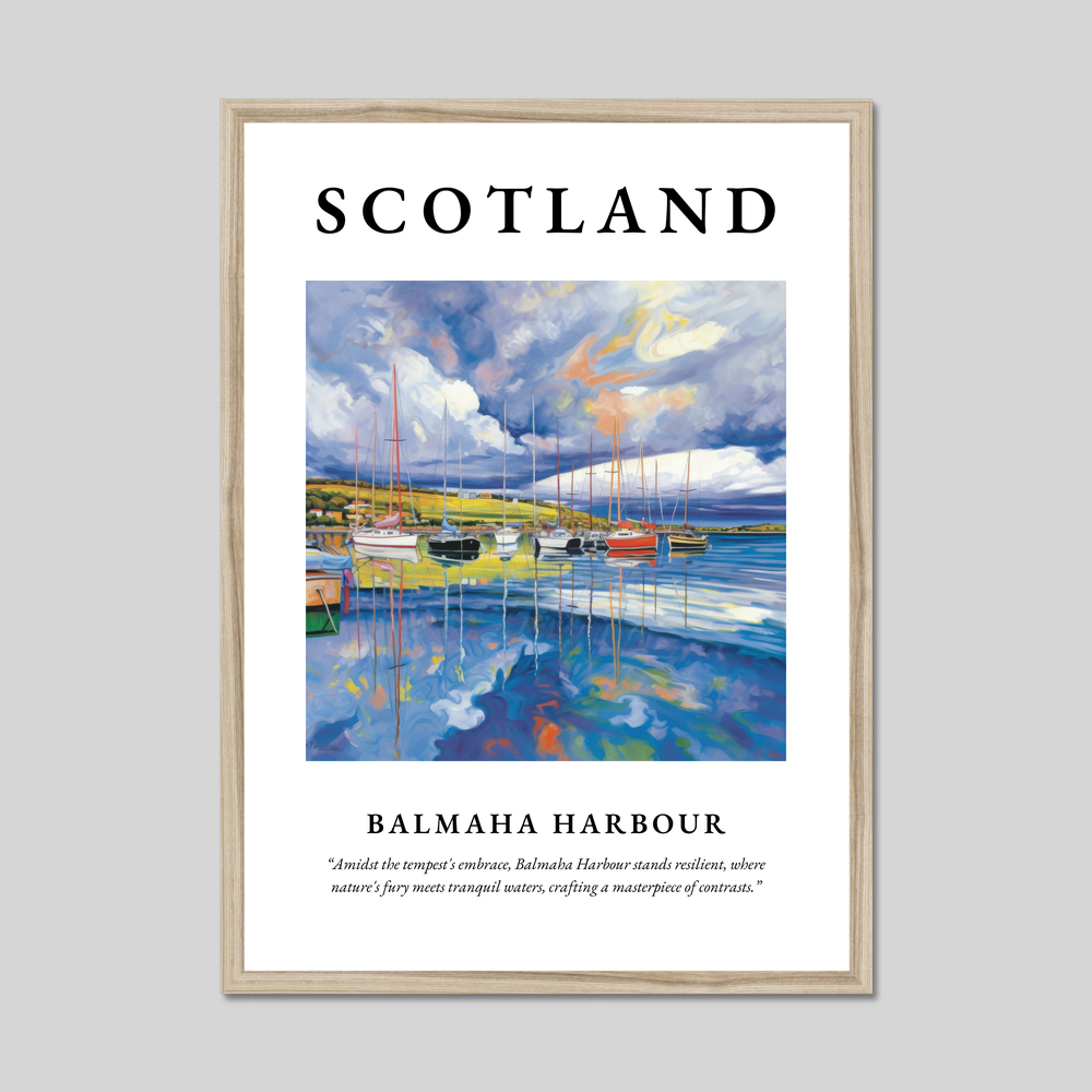 Balmaha Harbour - Framed Poster Print