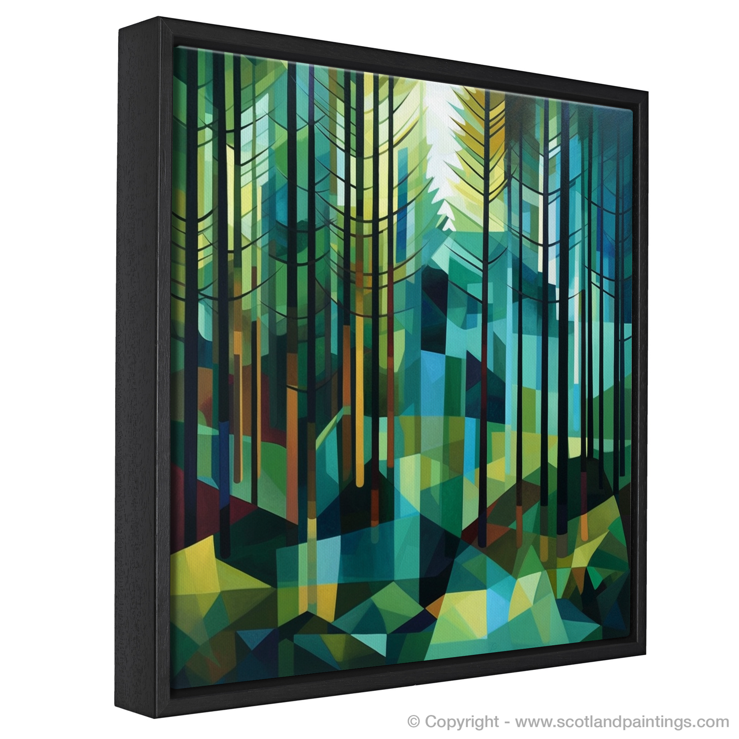 Rothiemurchus Forest Reverie: A Colour Field Tribute to the Scottish Highlands