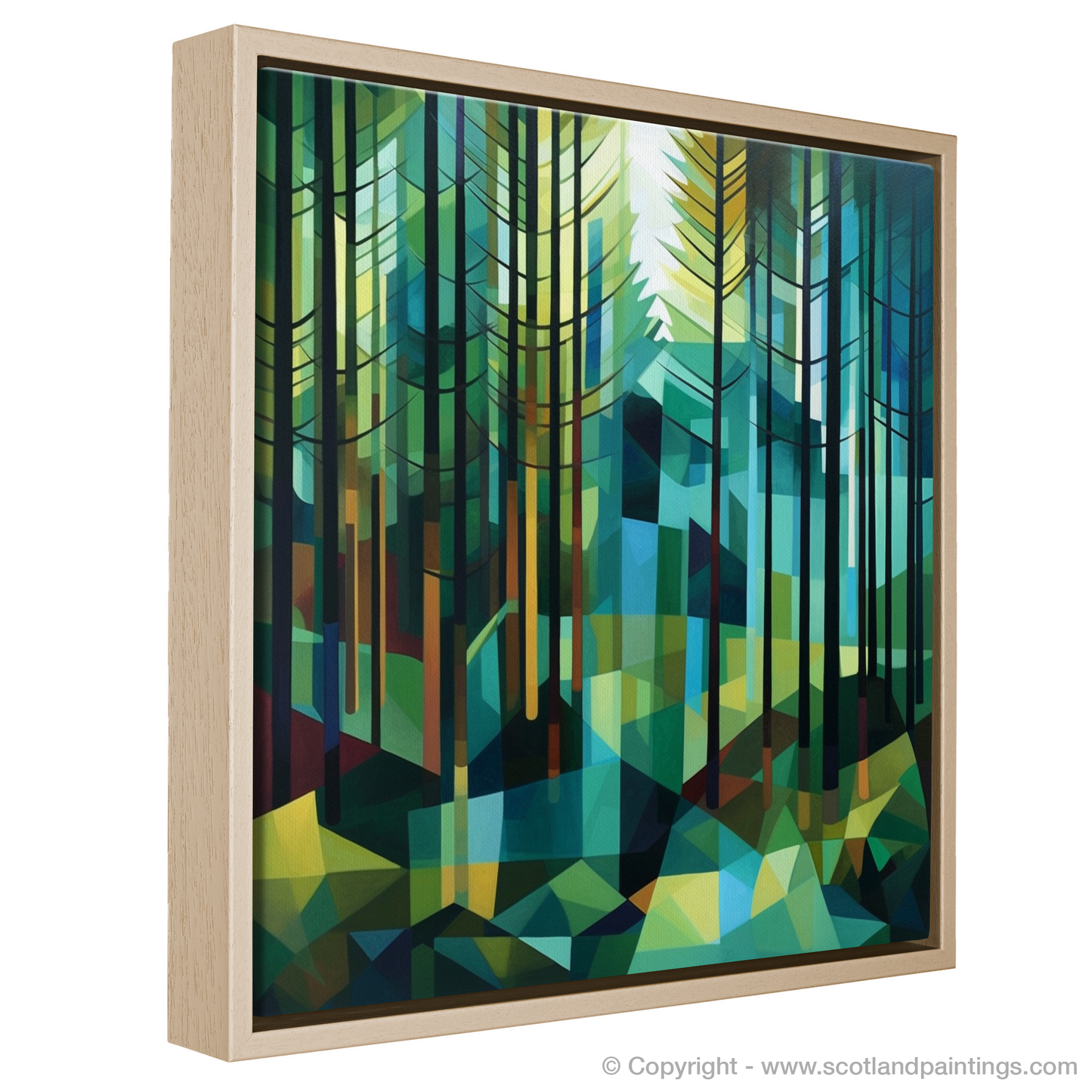 Rothiemurchus Forest Reverie: A Colour Field Tribute to the Scottish Highlands