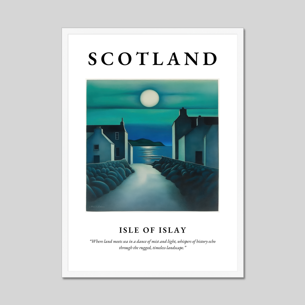 Isle of Islay - Framed Poster Print