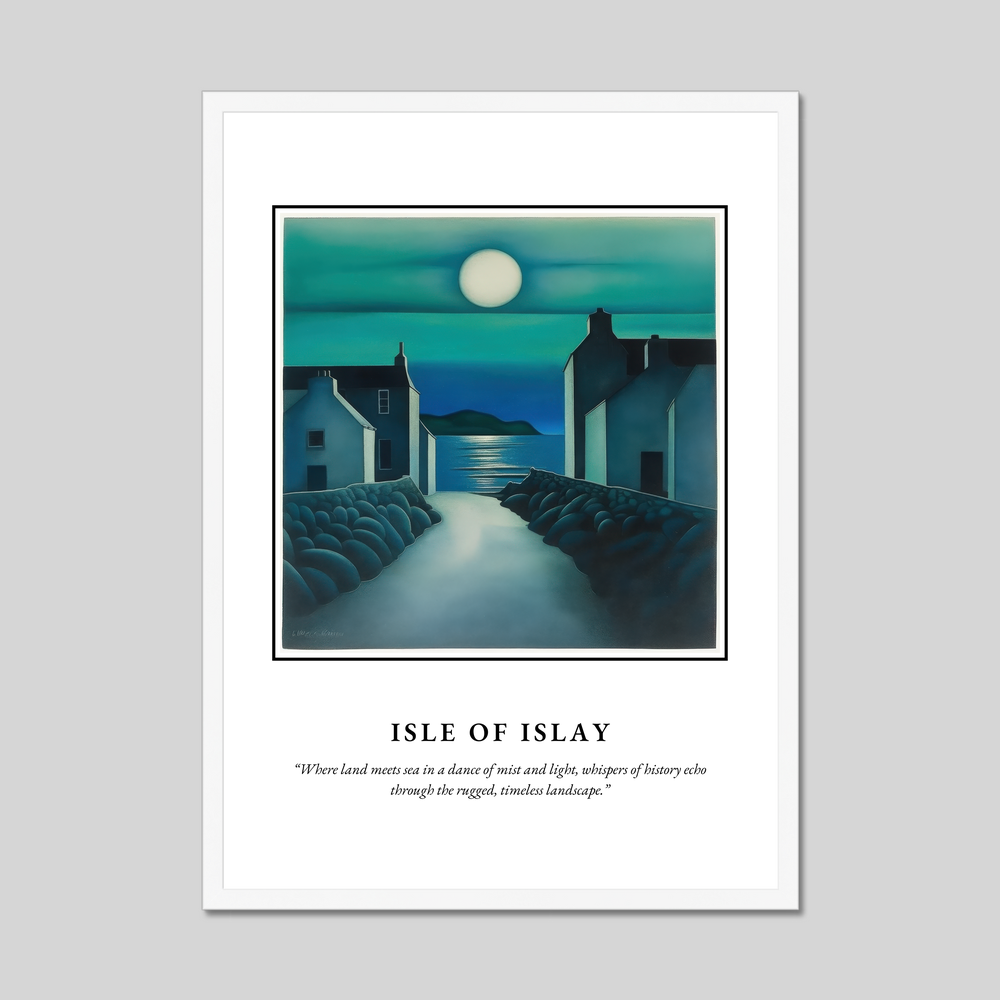 Isle of Islay - Framed Poster Print