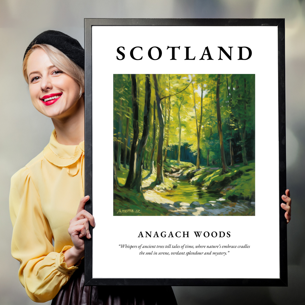 Anagach Woods - Framed Poster Print
