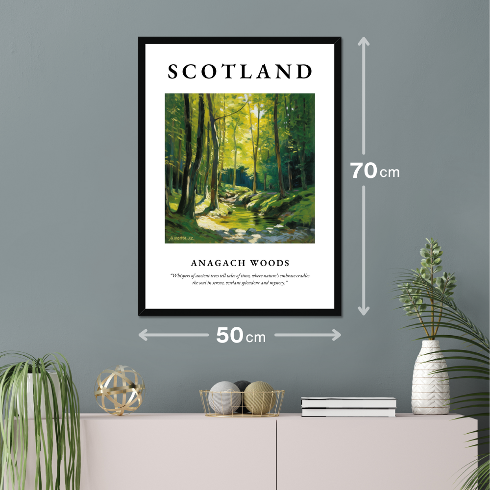 Anagach Woods - Framed Poster Print