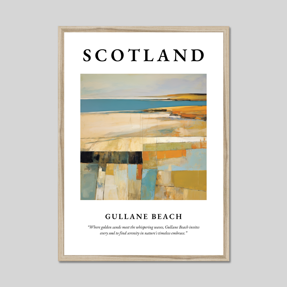 Gullane Beach - Framed Poster Print