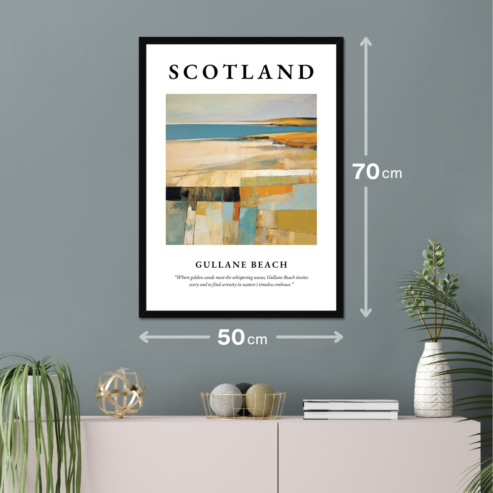 Gullane Beach - Framed Poster Print