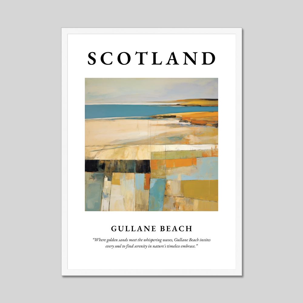 Gullane Beach - Framed Poster Print