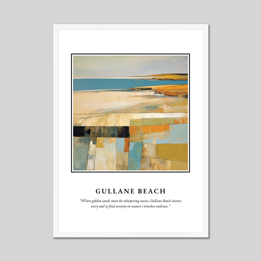 Gullane Beach - Framed Poster Print