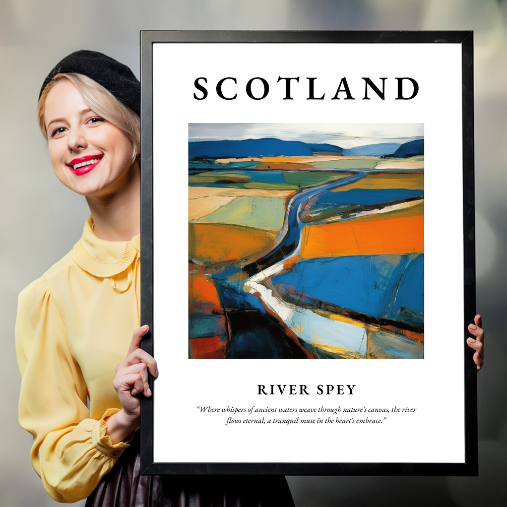 River Spey - Framed Poster Print