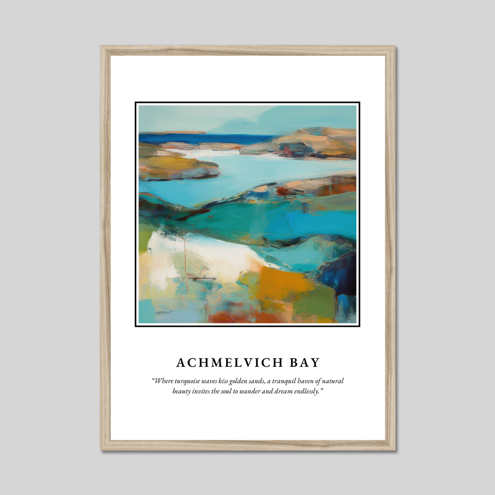 Achmelvich Bay - Framed Poster Print