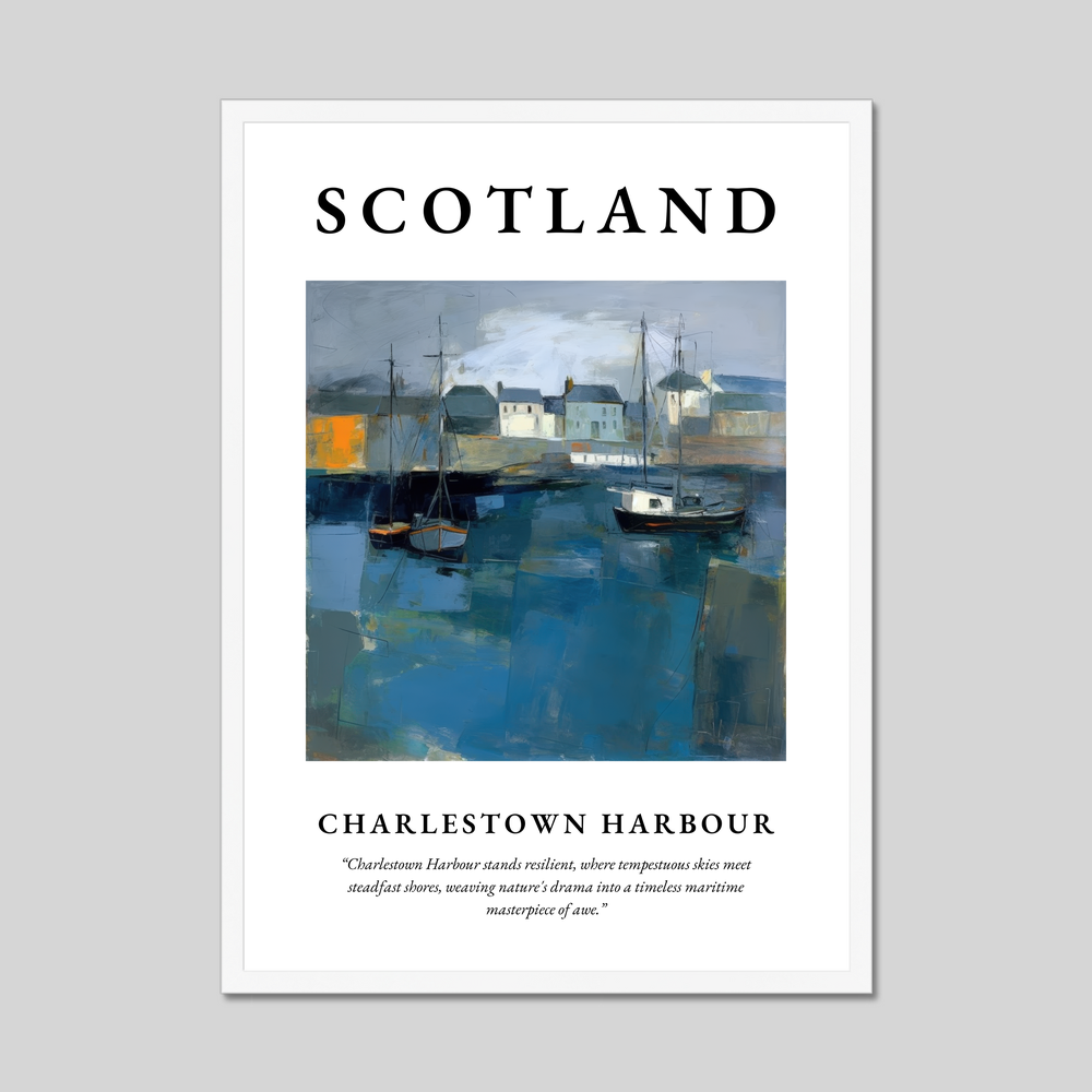 Charlestown Harbour - Framed Poster Print