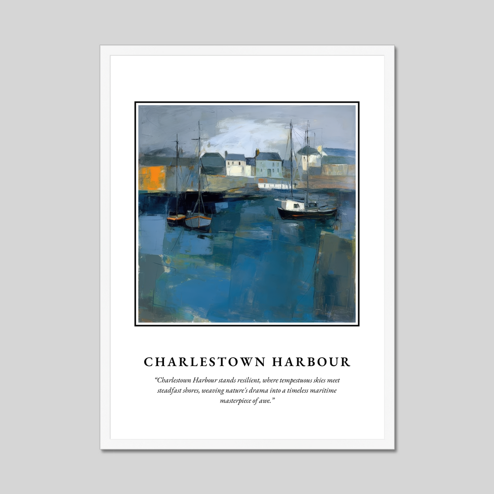 Charlestown Harbour - Framed Poster Print
