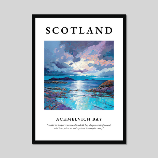 Poster of Achmelvich Bay, Scotland.