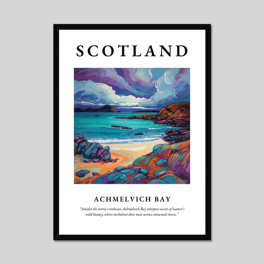 Poster of Achmelvich Bay, Scotland.