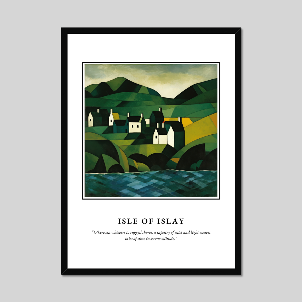 Poster in a black frame