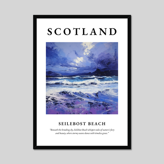 Poster of Seilebost Beach, Scotland.