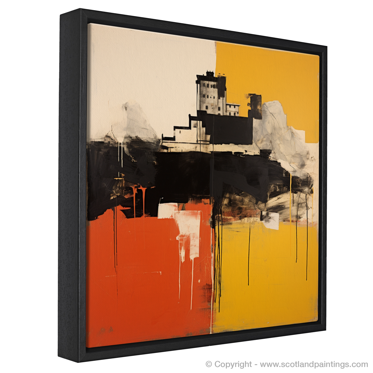 Culzean Castle Reimagined: An Abstract Expressionist Interpretation