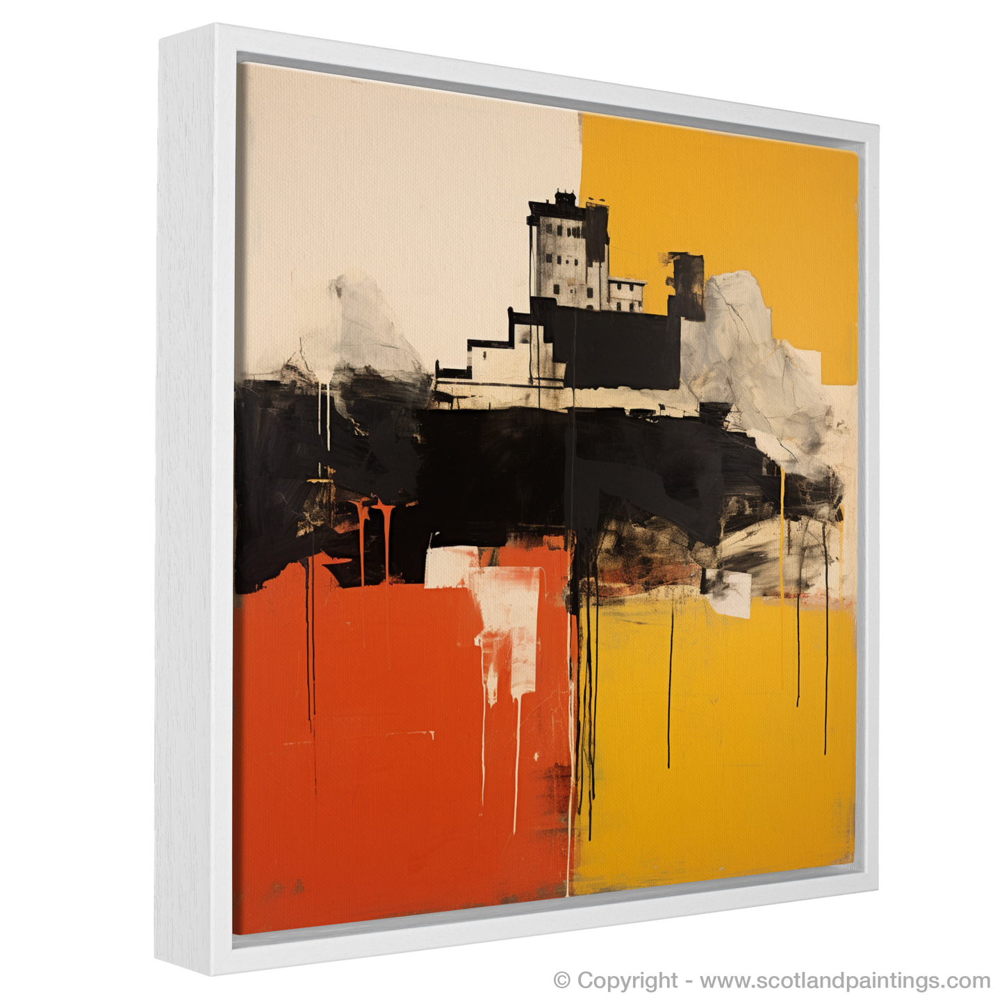 Culzean Castle Reimagined: An Abstract Expressionist Interpretation