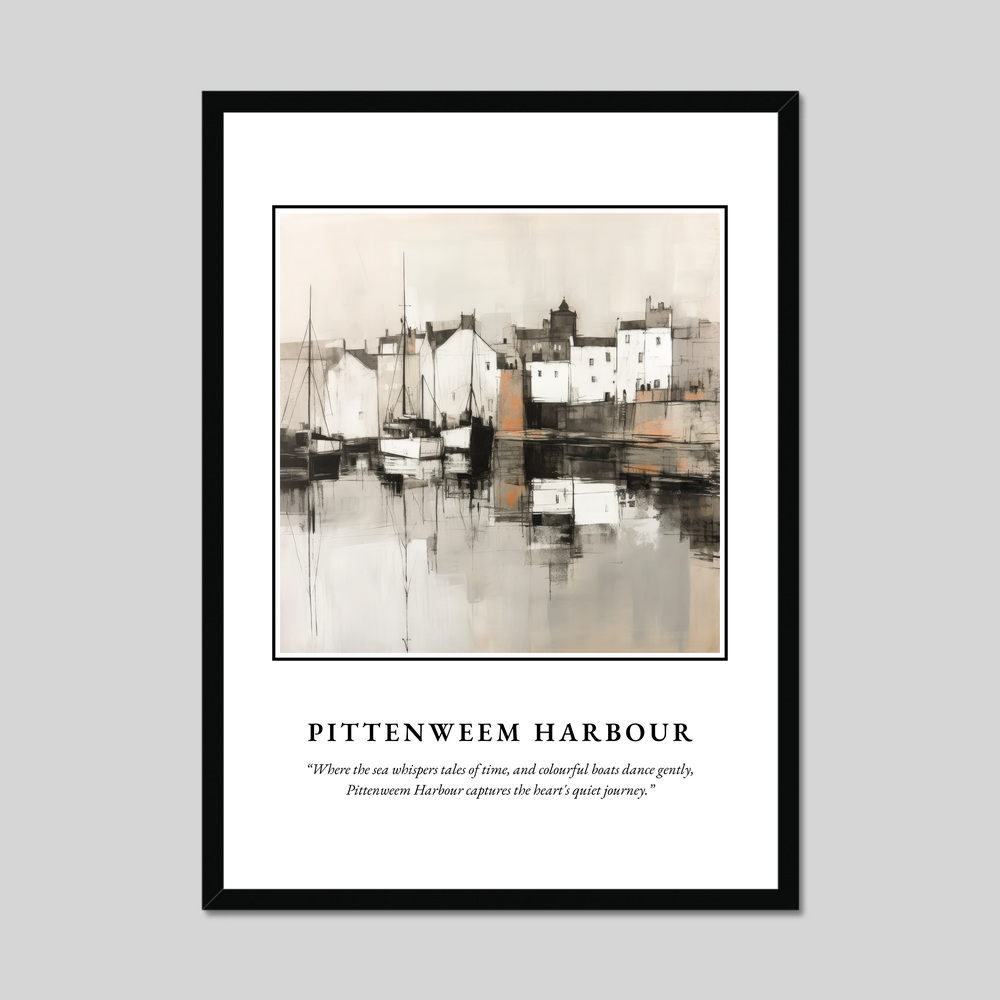 Poster in a black frame