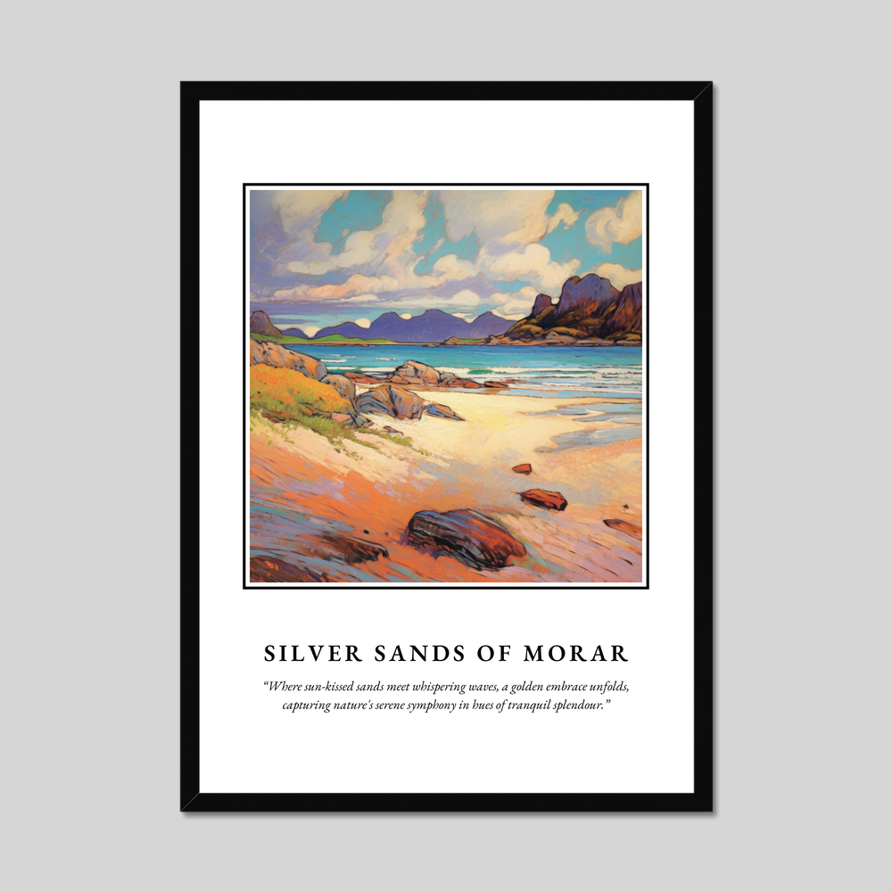 Poster in a black frame