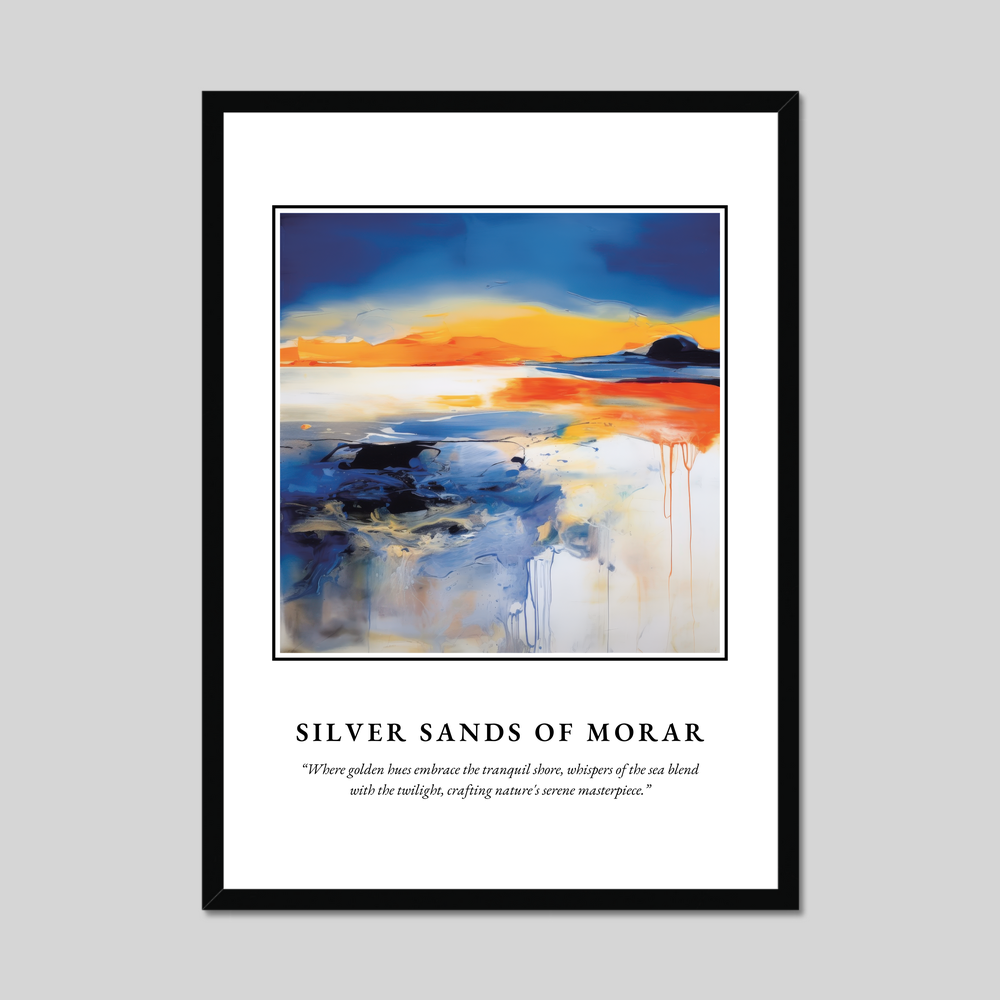 Poster in a black frame