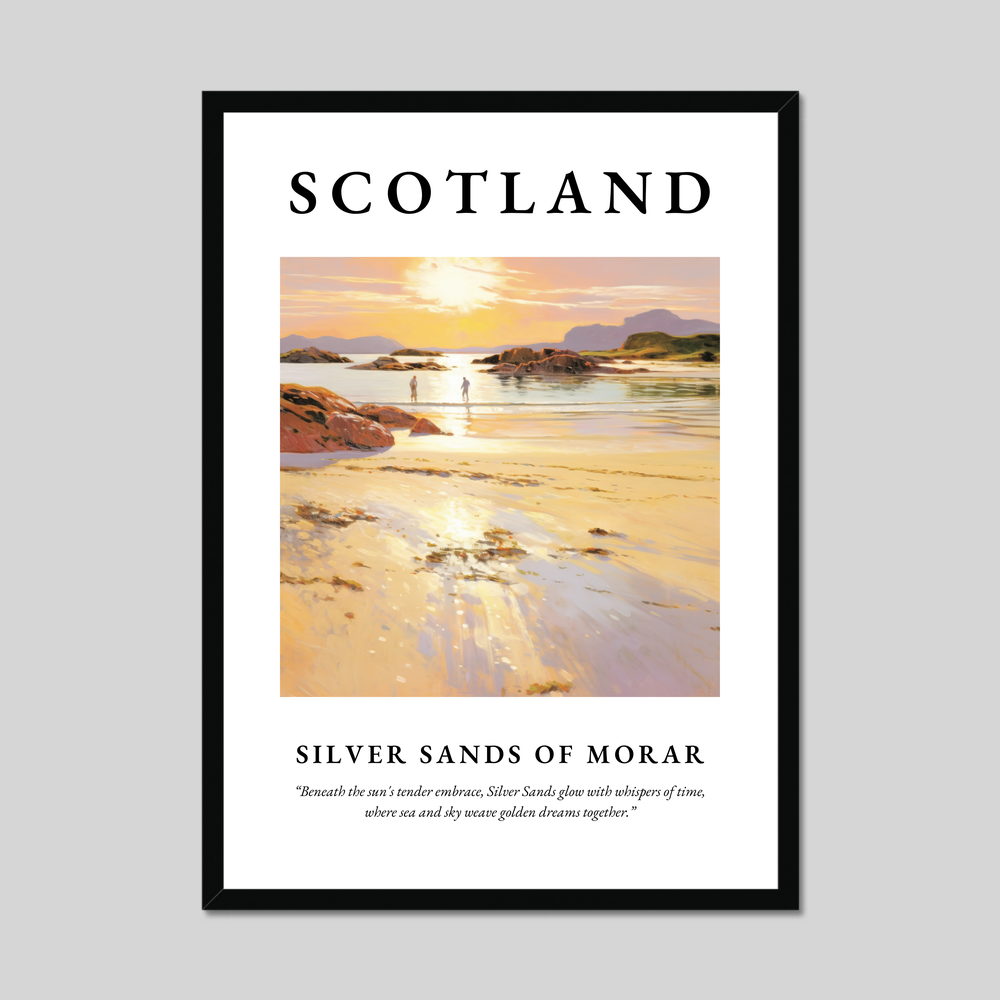 Poster of Silver Sands of Morar, Scotland.