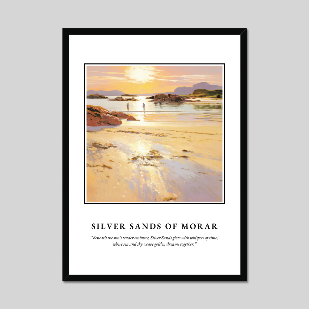 Poster in a black frame