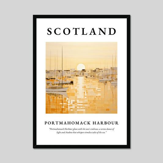 Poster of Portmahomack Harbour, Scotland.