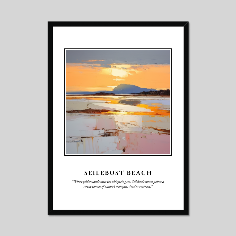 Poster in a black frame