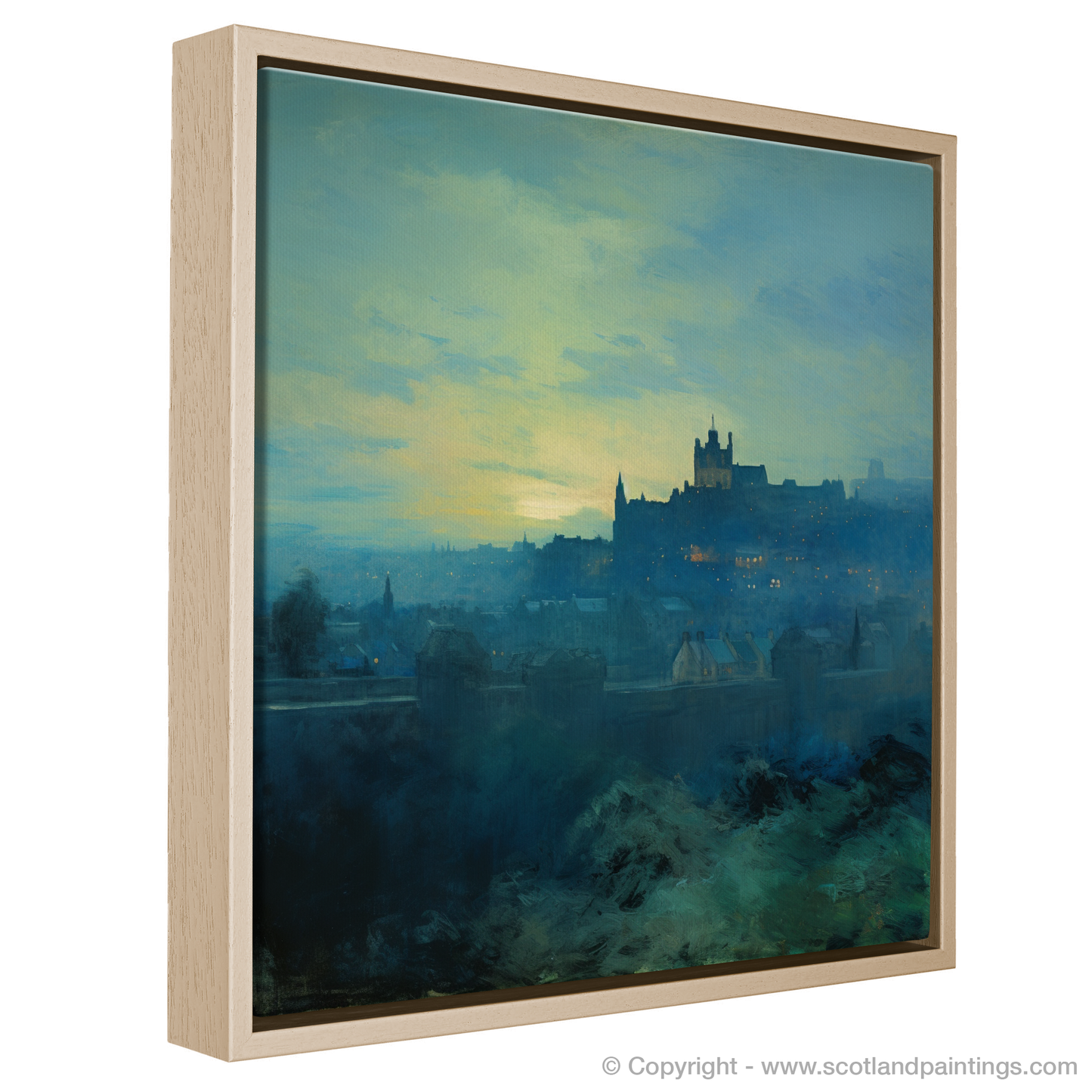 Edinburgh Dusk: An Impressionist Embrace