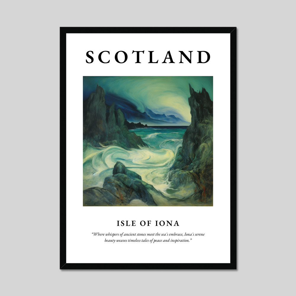 Poster of Isle of Iona, Scotland.