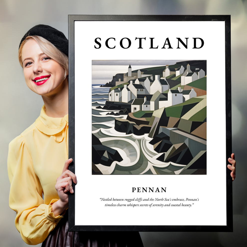 Pennan - Framed Poster Print – Scotland Paintings and Art Prints