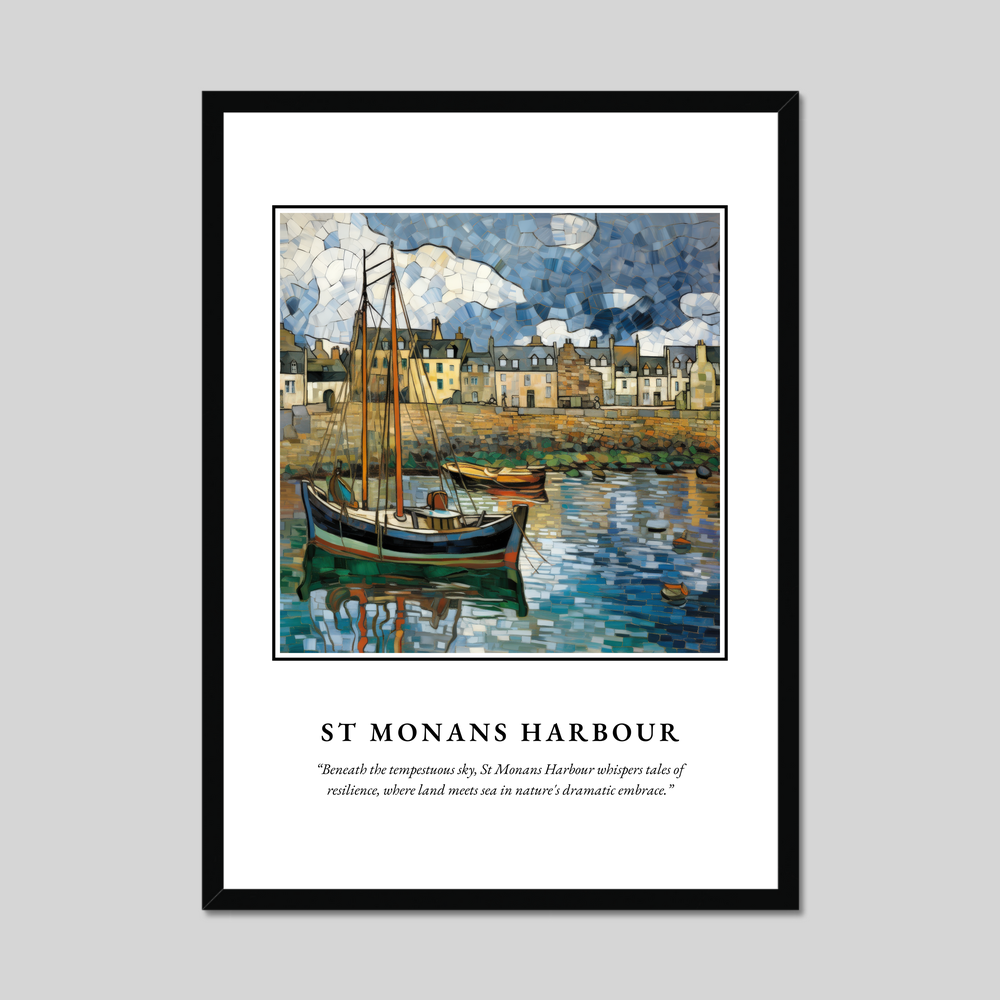 Poster in a black frame